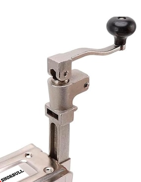 Abrelatas industrial Shorbull de acero inoxidable