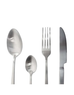 Set cubiertos Chefmaker Mara de acero inoxidable 16 piezas