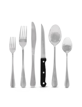 Set cubiertos Idea Nuova de acero inoxidable 40 piezas
