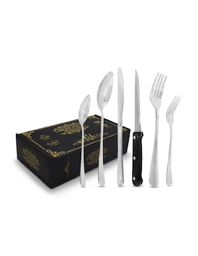Set cubiertos Idea Nuova de acero inoxidable 40 piezas