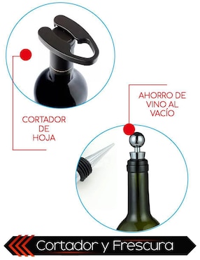 Set bar Chic Fantasy de acero inoxidable