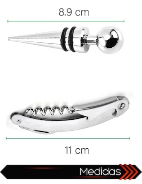 Set bar Chic Fantasy de acero inoxidable