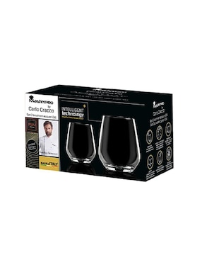 Set vaso Doble Pack Master Pro Oneology de cristal con 2 piezas