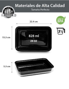 Set contenedores Berry Hip de plástico 24 piezas
