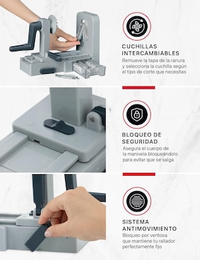 Rallador espiral Cookify Tipo Espiral