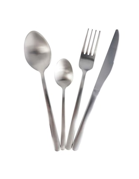 Set cubiertos Chefmaker Enola P de acero inoxidable 16 piezas