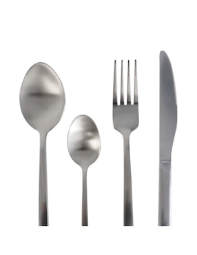 Set cubiertos Chefmaker Enola P de acero inoxidable 16 piezas