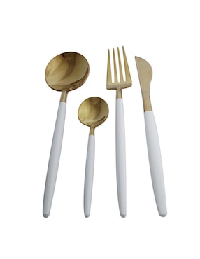 Set cubiertos Chefmaker Aziel de acero inoxidable 16 piezas