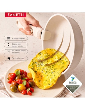 Set de sartenes Zanetti de aluminio 5 piezas