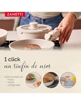 Set de sartenes Zanetti de aluminio 5 piezas