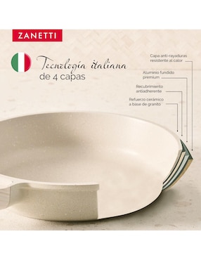 Set de sartenes Zanetti de aluminio 2 piezas