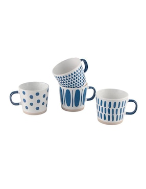 Set De Tazas Con Difusor Chefmaker Marina 4 Piezas