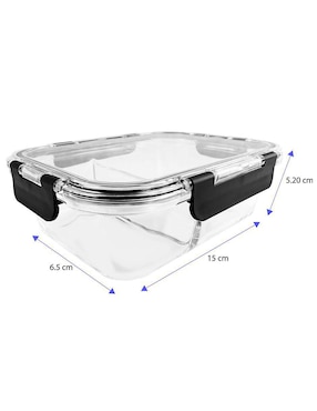 Set contenedores Brandtrendy de vidrio 5 piezas