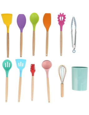 Set utensilios Likëpink de silicón