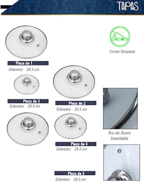Batería de cocina Rd Royal Cook de aluminio fundido antiadherente minerales naturales 10 piezas