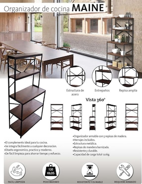 Alacena armable Durex maine madera