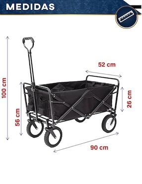 Carro de compras áreas múltiples Chic Fantasy acero