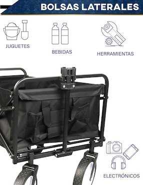 Carro de compras áreas múltiples Chic Fantasy acero