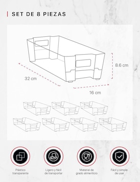 Organizador para refrigerador Cookify