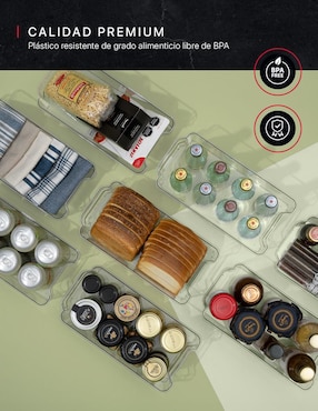Organizador para refrigerador Cookify