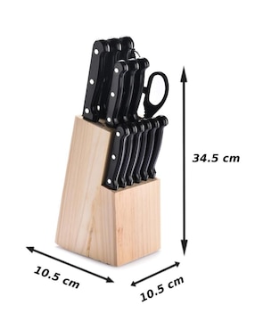 Set de cuchillos utilitario Good & Good 15 piezas