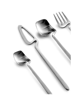 Set cubiertos Bluelander de acero inoxidable 16 piezas