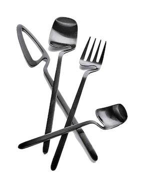 Set cubiertos Bluelander de acero inoxidable 16 piezas