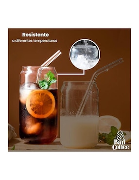 Set vaso Doble Pack Bluelander de vidrio con 10 piezas