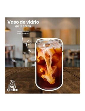 Set vaso Doble Pack Bluelander de vidrio con 10 piezas