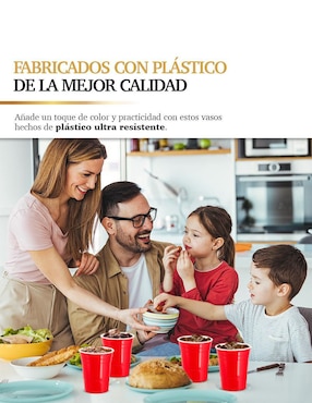 Set vaso Doble Pack Redlemon con 10 piezas