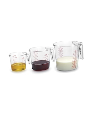 Set taza medidora Cuisinart Classics de plástico 3 piezas