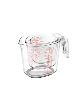 Set taza medidora Cuisinart Classics de plástico 3 piezas