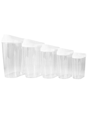 Set contenedores Aquila de plástico 10 piezas