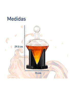 Decantador Bluelander de vidrio