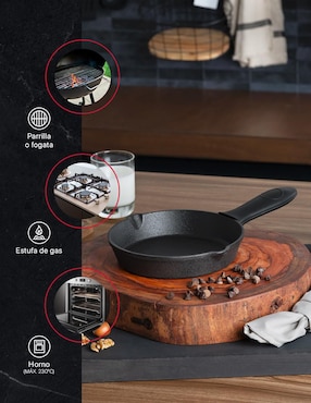 Set de sartenes Cookify de hierro fundido 3 piezas