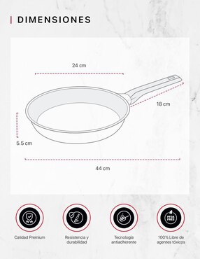 Sartén Cookify de aluminio fundido