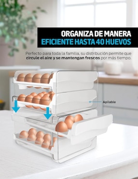 Porta huevos Redlemon de acrílico