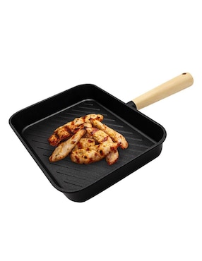 Sartén grill Queen Sense de aluminio anodizado