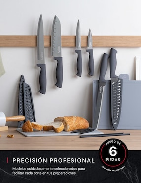 Set de cuchillos utilitario Cookify  6 piezas