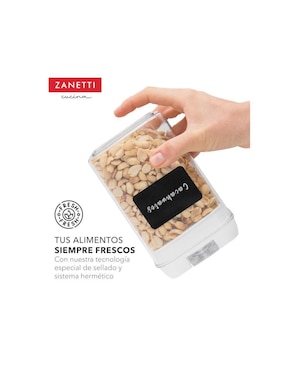 Set contenedores Zanetti de plástico 7 piezas
