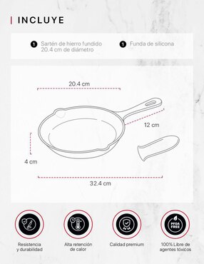 Sartén Cookify de hierro fundido