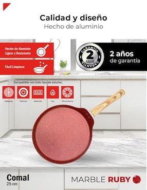 Comal Bogner Marble Ruby aluminio