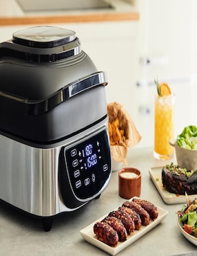 Parrilla eléctrica Master Pro Comet 700 Pro MP BGMP-9111-MX de acero inoxidable