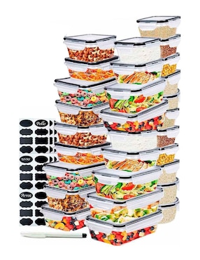 Set contenedores Brandtrendy de plástico 32 piezas
