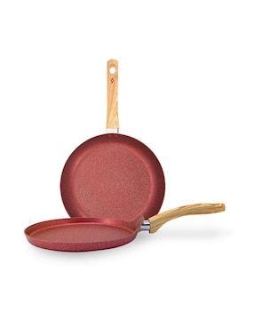 Set Sartén Bogner Marble Ruby Aluminio