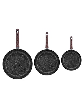 Sartén Bogner Marble Black de aluminio