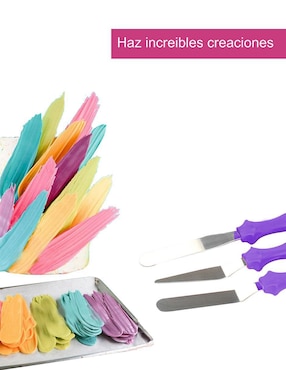 Set espátulas Aleissi acero inoxidable