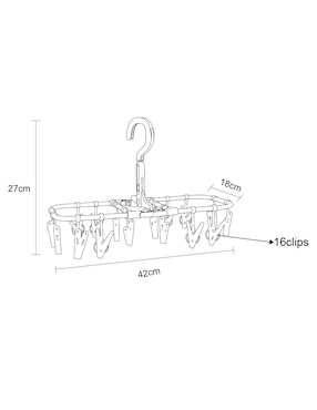 Tendedero plegable Heuman Brand de acero inoxidable