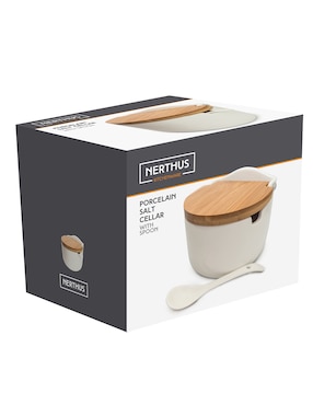 Salero Vin Bouquet Nerthus de porcelana
