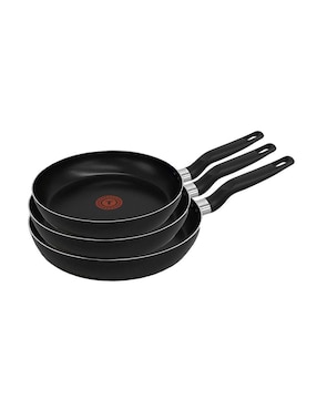 Set de sartenes T-Fal Vital de acero inoxidable 3 piezas
